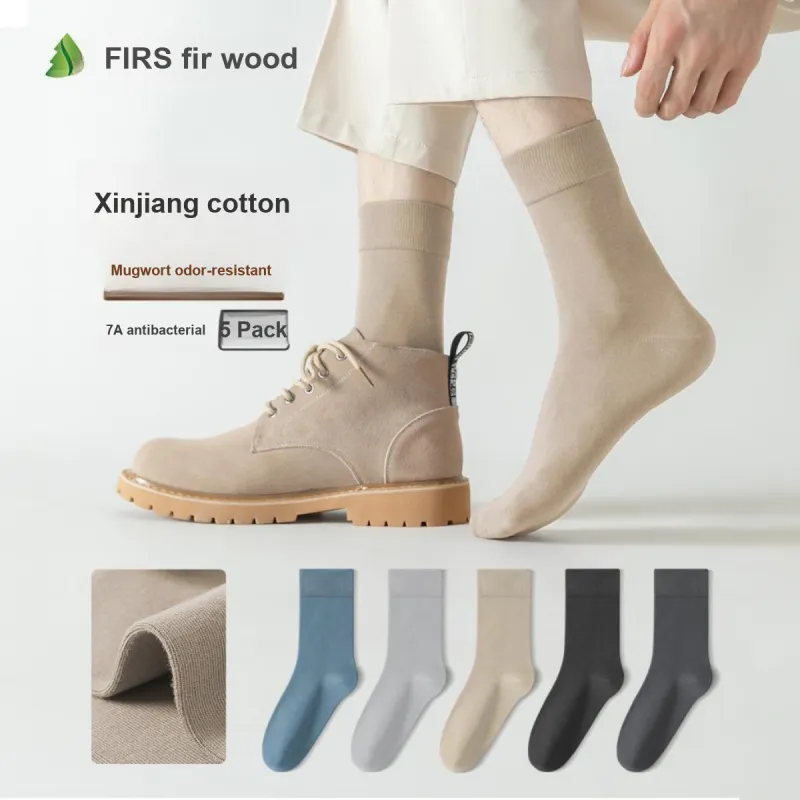 FIRS Mid Calf Socks Men's 5 Pack-9