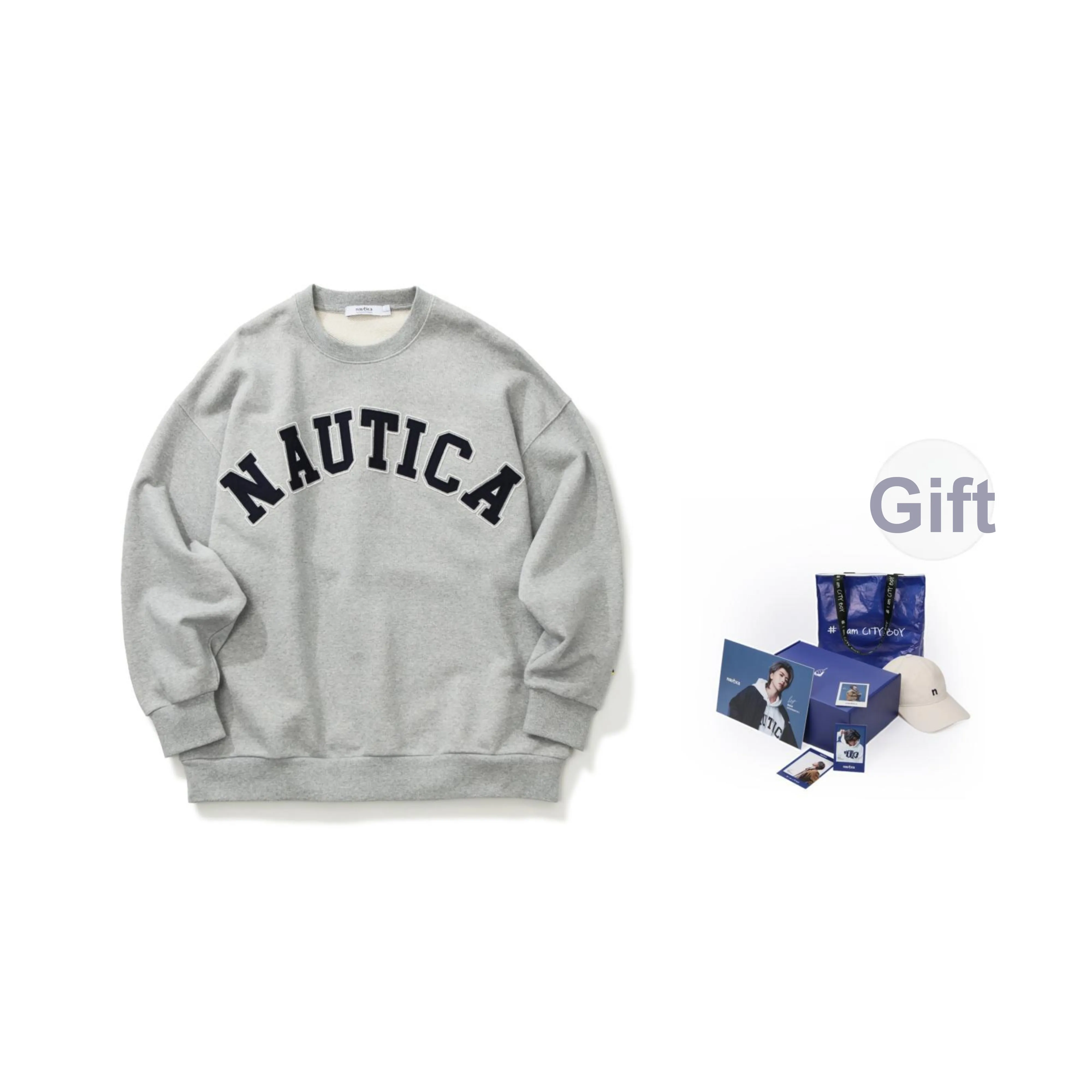 Nautica White Sail Свитшот Унисекс