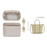 MCM Basket Bag Beige Fleece Liner+Abrasion-Resistant Buckle
