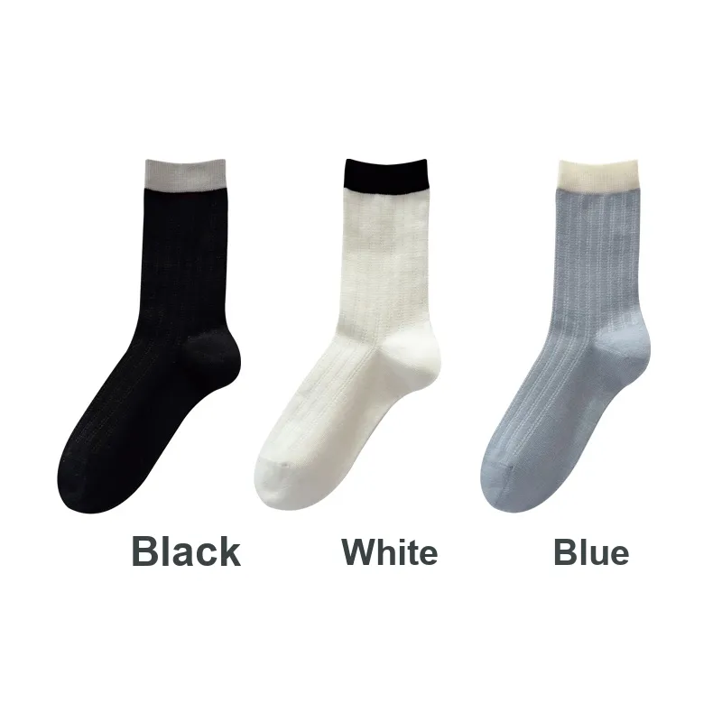 H YXIANG Mid Calf Socks Women's Combo Set-5