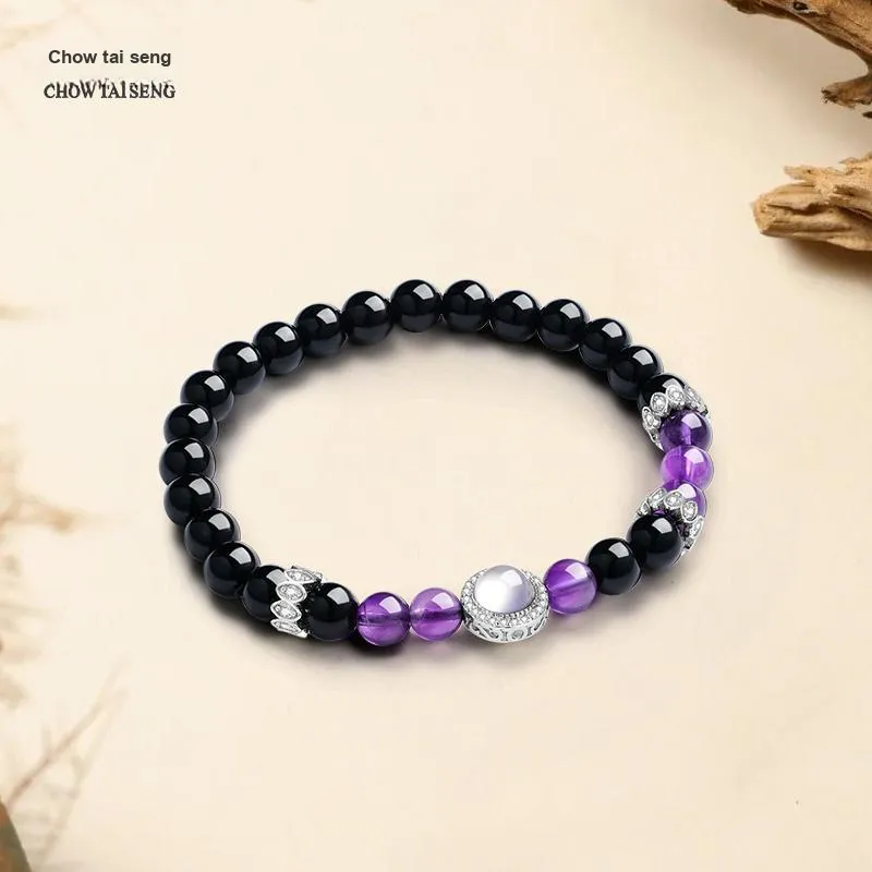 CHOW TAI SENG Agate Bracelets Unisex-3
