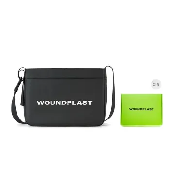 WPT PU Nylon Crossbody Bag Medium Size Unisex Black/White/Khaki/Green/Purple/Pink