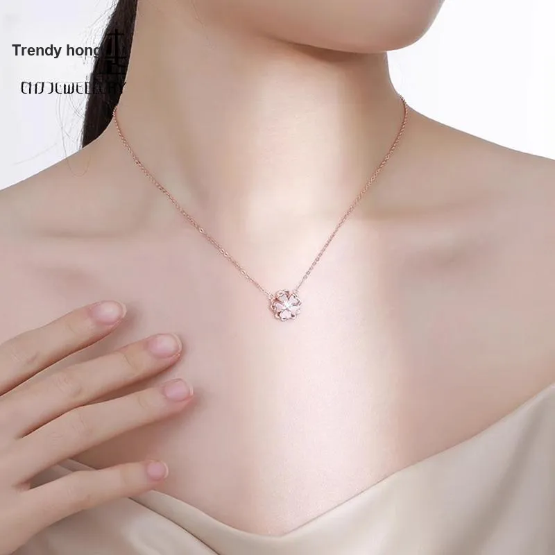 CHAOHONGJI S925 Silver Necklaces Women's-3