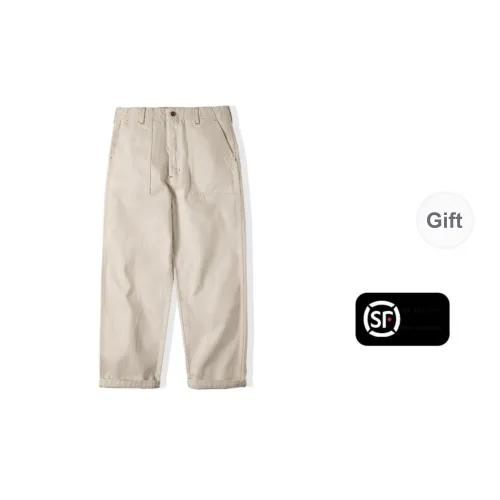 MADEN Jeans Men Ecru