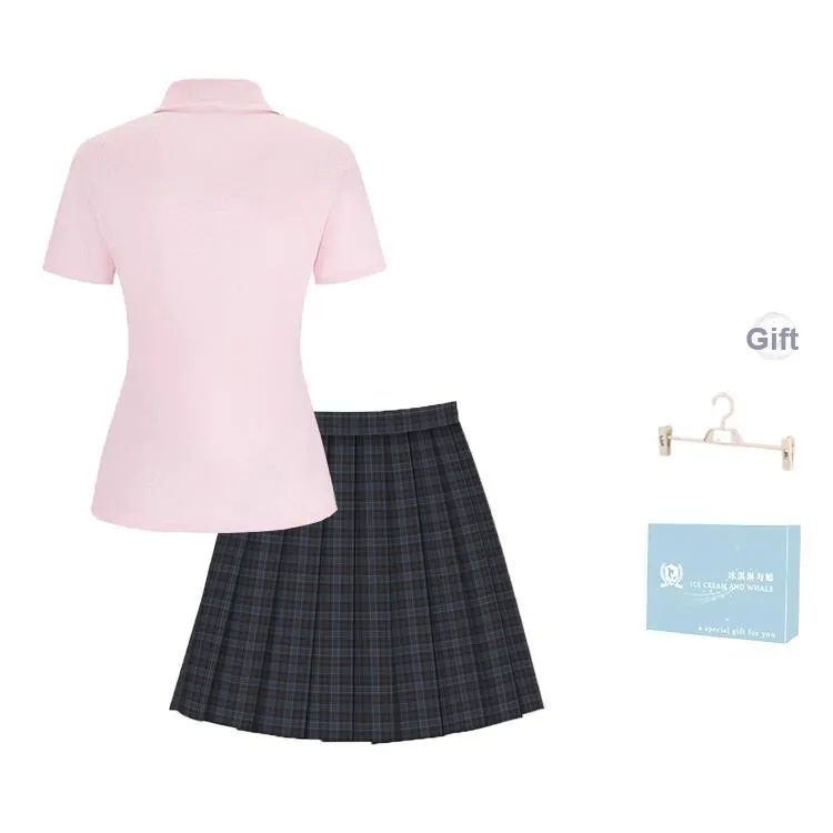 Ice Cream And Whale Summer Skirt Set Women's Gift Box Set-1
