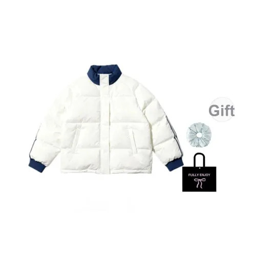 M MAICCO White В комплекте с резинкой для волос + эксклюзивной коробкой унисекс пуховики (пуховики)