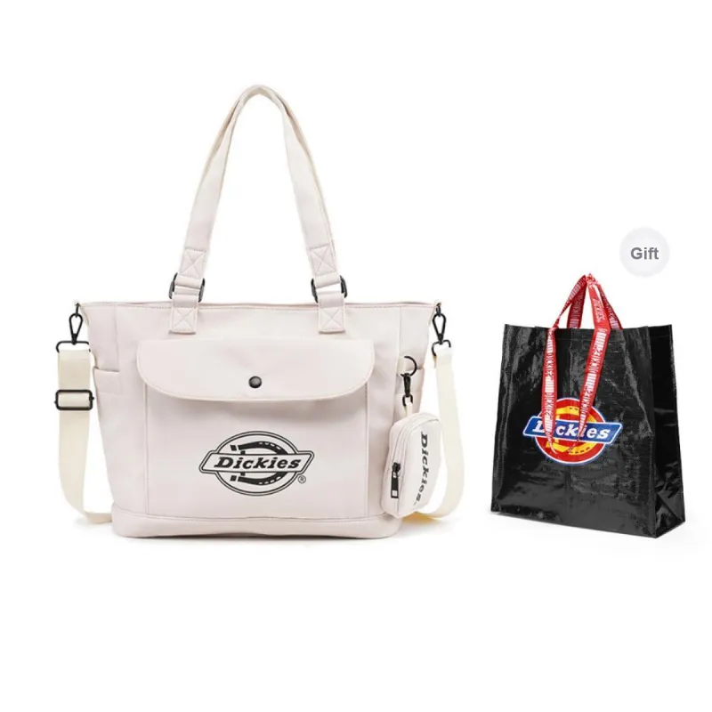 Dickies Polyester Tote Bag Shoulder Bag Crossbody Bag Regular Unisex Black/Greige/Green-17