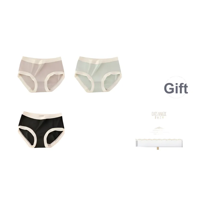 XIA.WA.ZHI.XIU Underpants Women's Shopping Bag 3 Pack-40