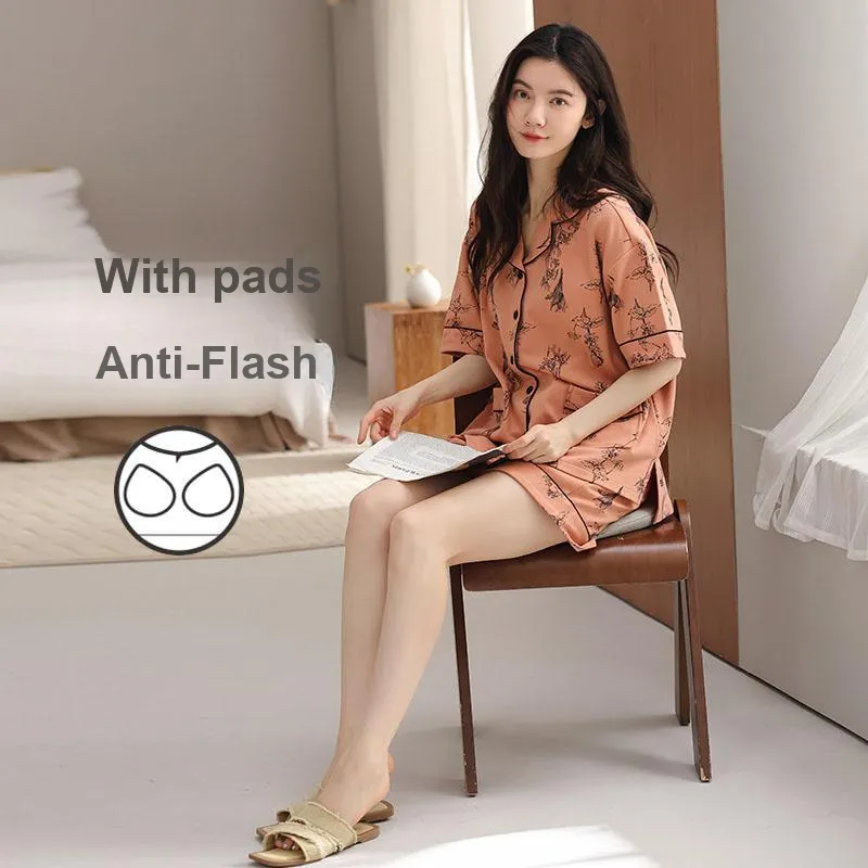 FENTENGCARE Pajama Set Women's Orange-1