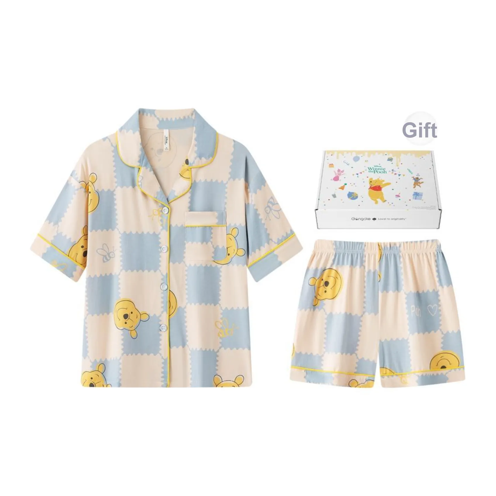 Gongdie x Disney Pajama Set Unisex Gift Box Set