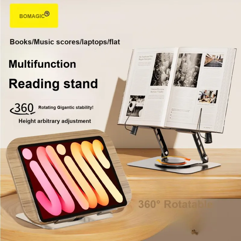 Magic Multiplier Tablet Stands Multifunctional Reading Desk For Students, Musical Score Wooden Flat Study Desk-8