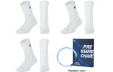 1 Set 3 Pack (White)+Knee Support Band