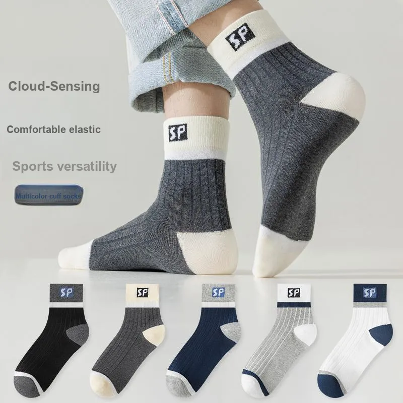 Master Mid Calf Socks Men's Shopping Bag 2 Pack-14