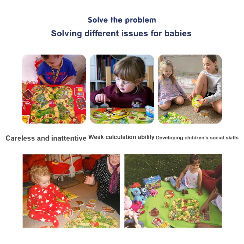 KUAIMANHU 3 Pack Piglet By Orchard Toys Logic And Concentration Training Toy Board Games-2