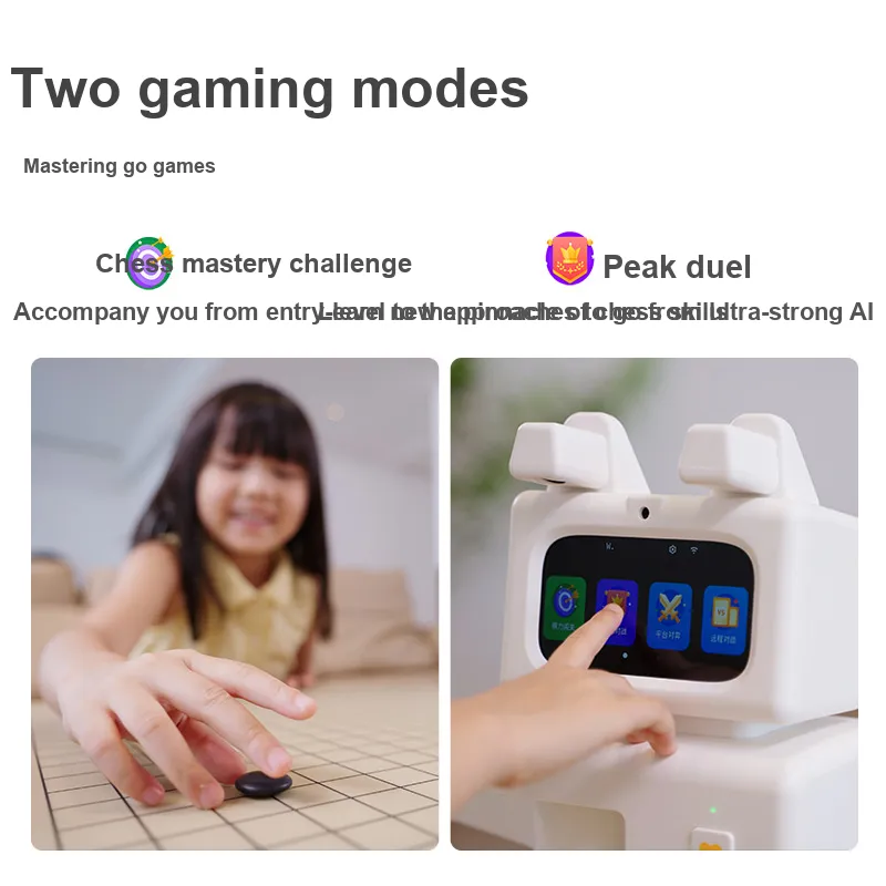 MENGLONG Ai Smart Chess Robot, Go Five In A Row 2 in 1 Board Games-2