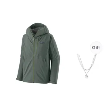 Patagonia Granite Crest Windbreaker Jackets Unisex Fir Green+Comes With Necklace