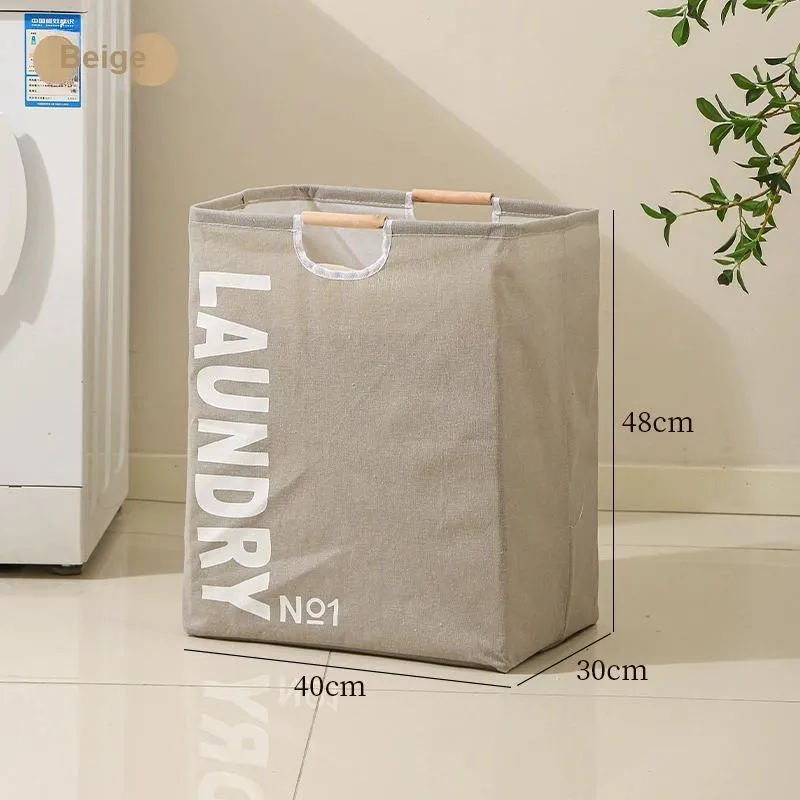 Yan Family Home Foldable Fabric Waterproof Basket For Bathroom And Laundry-7
