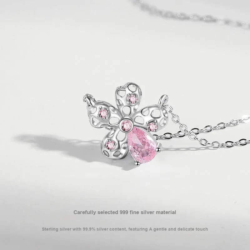 Regalrose 999 Fine Silver Necklaces Women's-3