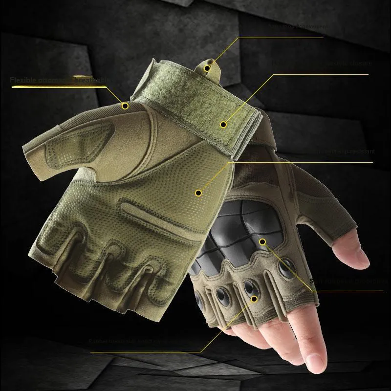 CARDANRO Fiber Leather Fitness Gloves Unisex-16