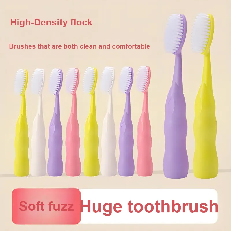 Love Of Wormwood Big Mac Large Head Toothbrush Premium Soft Bristles For Easy Cleaning 2 Pcs-1