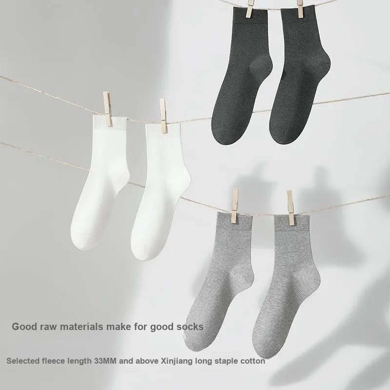 B&C.Room Mid Calf Socks Men's Combo Set-0