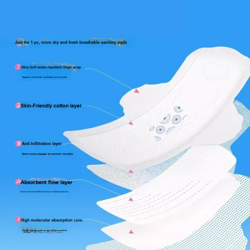 YUSI Гиалуроновая кислота Ежедневное использование Утолщенные Гигиенические прокладки Дышащие 15 шт 45 шт 120 шт