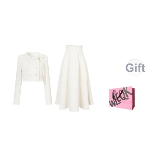 WLEQK Женские Комплекты с Юбкой
