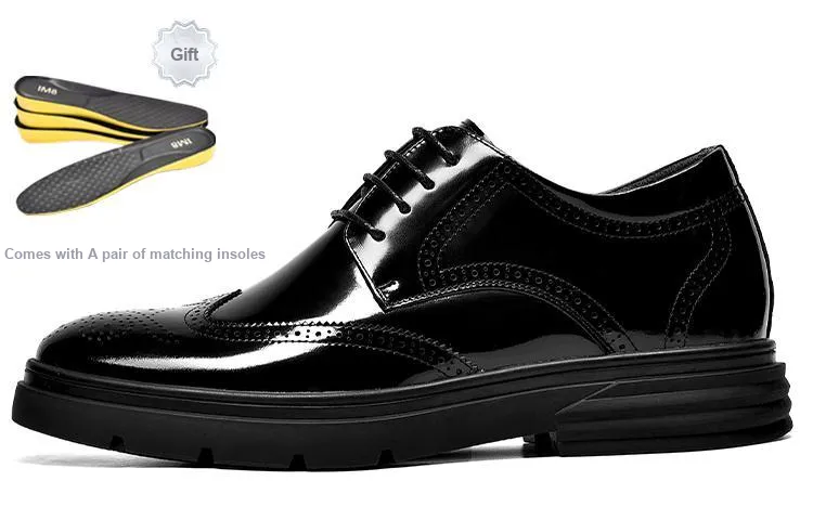 1M8 Men's Casual Shoes Men Low Top Black/Blue/Brown-4