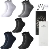 Solid Color 5-Pack Box Included (Style/Color Combination Image Color 5) 100% cotton Antibacterial Breathable