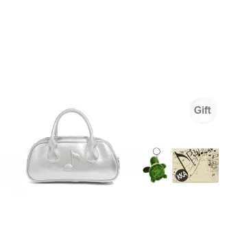 KKA PU Handbags Shoulder Bag Crossbody Bag Regular Women's Silver/Black/White
