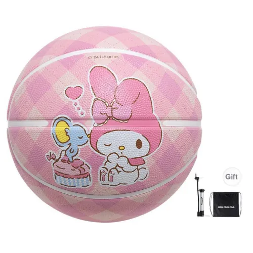 Wild Child Club x SANRIO Rubber Basketball Pink Size 7 Training Unisex