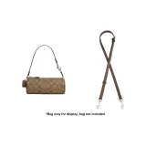 Brown Silver-Tone Buckle 90-120cm[One Shoulder Crossbody]