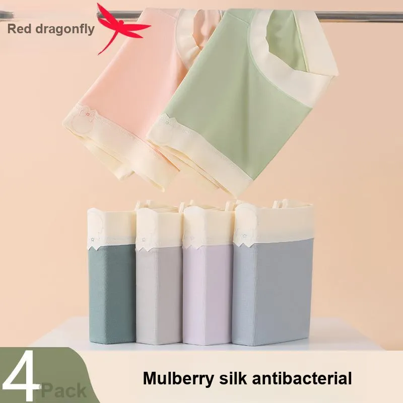 RED DRAGONFLY Cotton Panties Women's Gift Box Combination-10