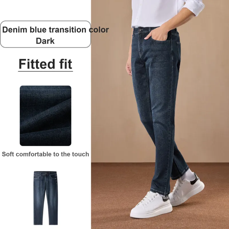 HLA Jeans Men Denim Blue Transition Color Dark 9E-3