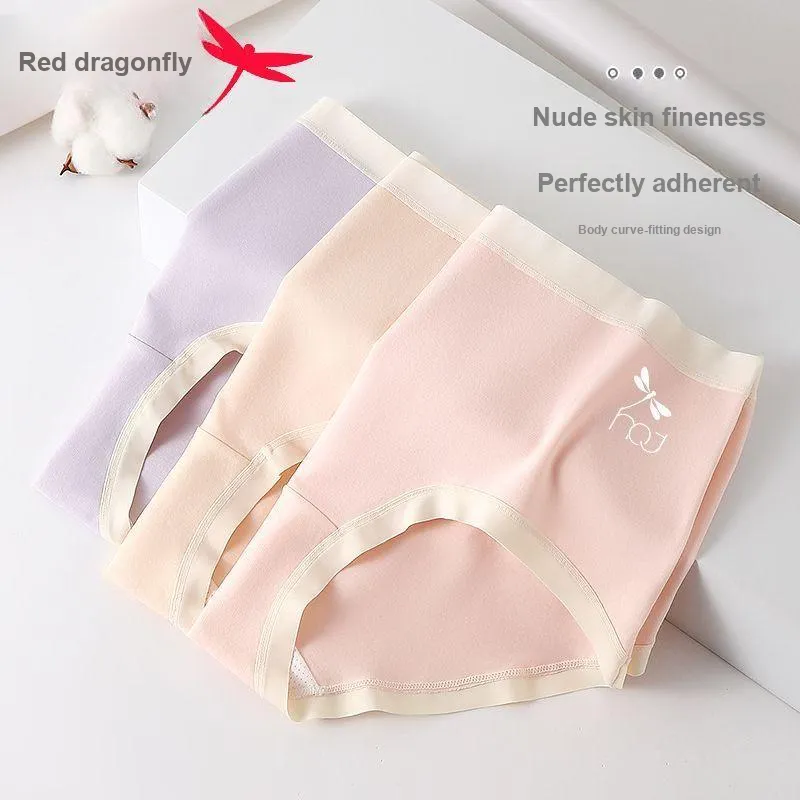RED DRAGONFLY Cotton Panties Women's 4 Piece Gift Box Sets-6