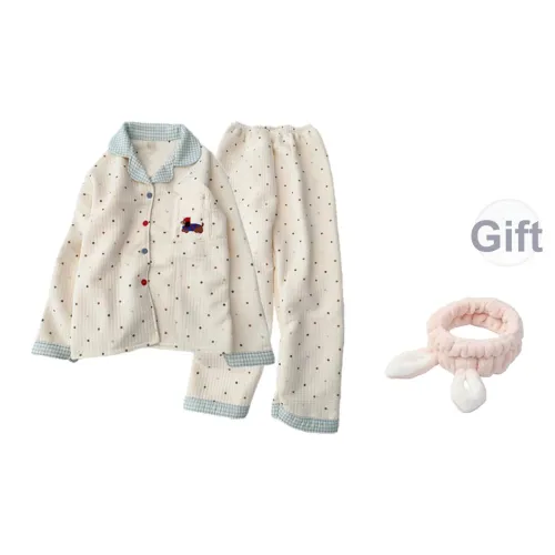 Maultiay Пижамный комплект Осенний и Зимний Женский