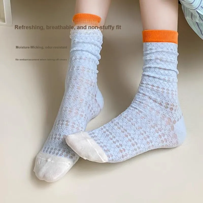 MIIOW Trend Party Series Mid-Calf Socks Women's Shopping Bag Combo Set-2