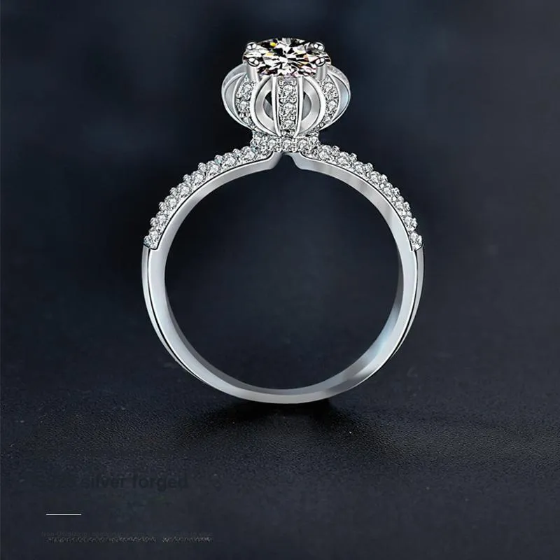 WUMZK S925 Silver Rings Women's-5
