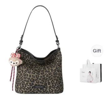 TUCANO Fabric With PU Shoulder Bag Regular Women's Coffee