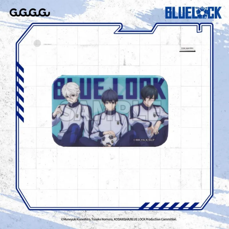GuGuGuGu Blue Lock Blue Restricted Area Square Tinplate Badge Badges-2