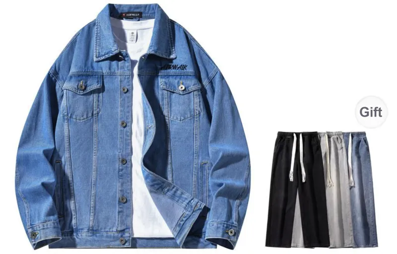 Airwalk Denim Jackets Unisex-29