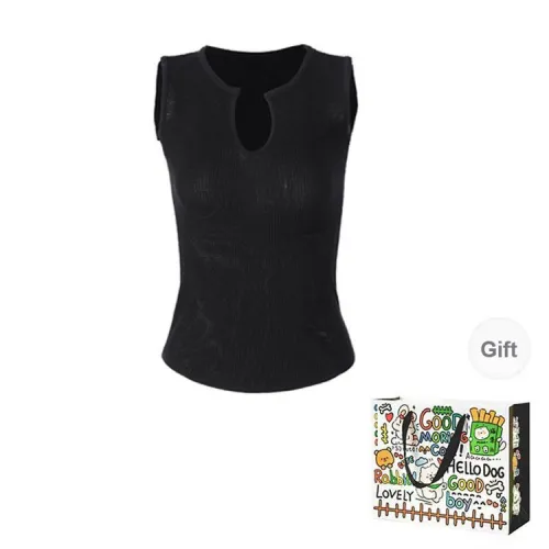 ZVJH T Shirts Women's Black Shopping Bag