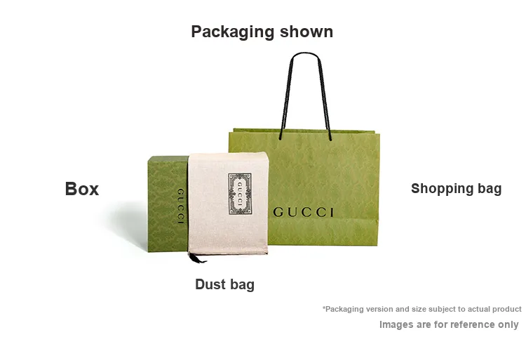 GUCCI Canvas With Leather Wallet Men's Ebony/Brown-5