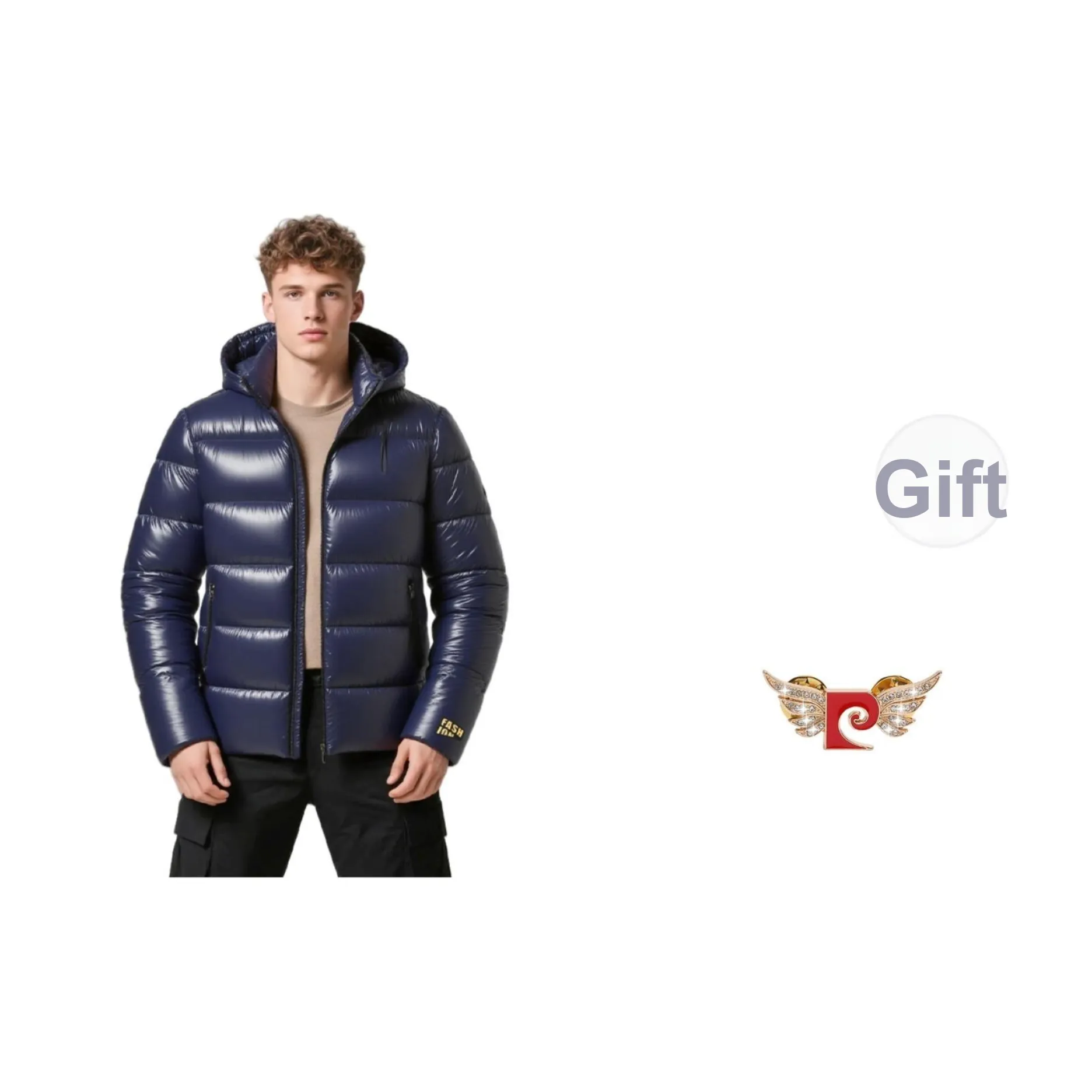 PIERRE CARDIN Хлопковый пуховик мужской