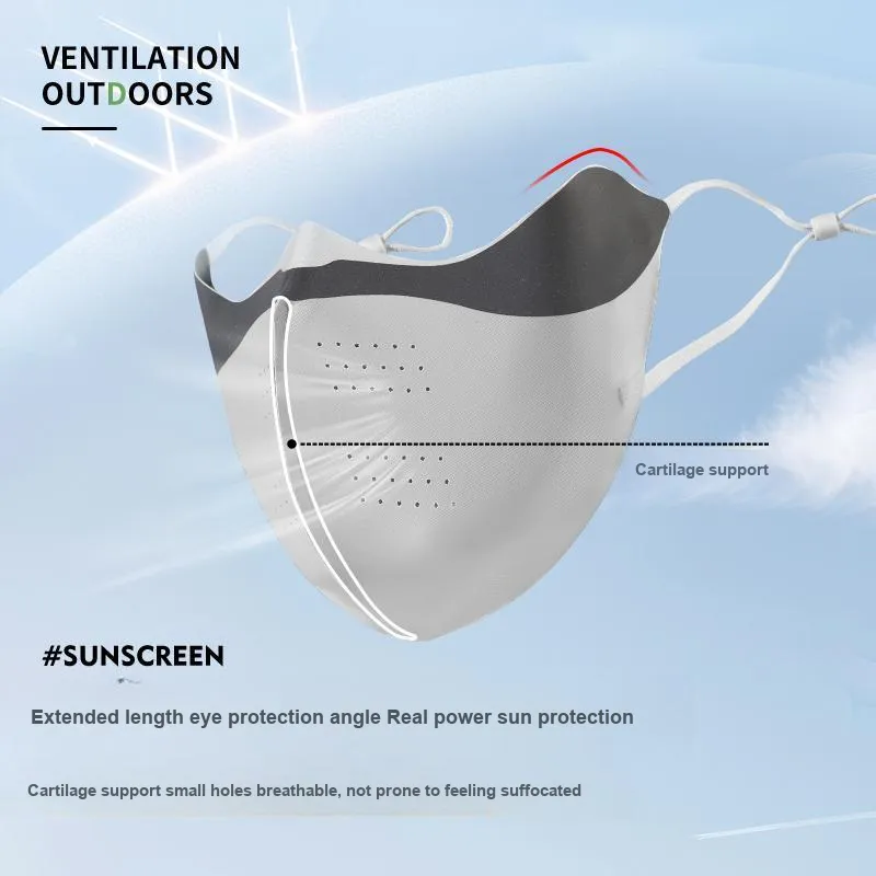 Shizhu Lightweight Sun Protection Masks Unisex-3