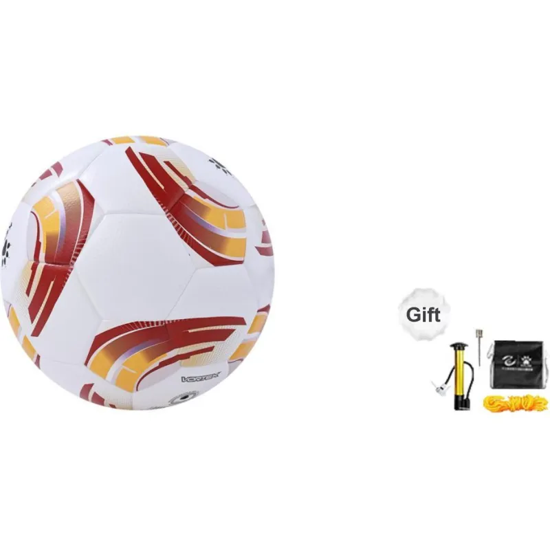 KELME Size 4 5 Size Soccer PU Seamless Thermal bonding Unisex White Maroon-3