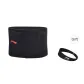 208 Black Waist Support with 319 Headband Black