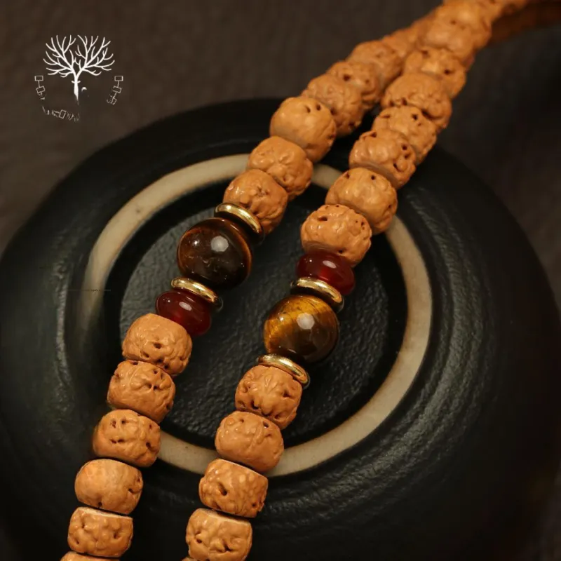 LIBALU King Kong Bodhi Seeds Bead Chain Unisex-11