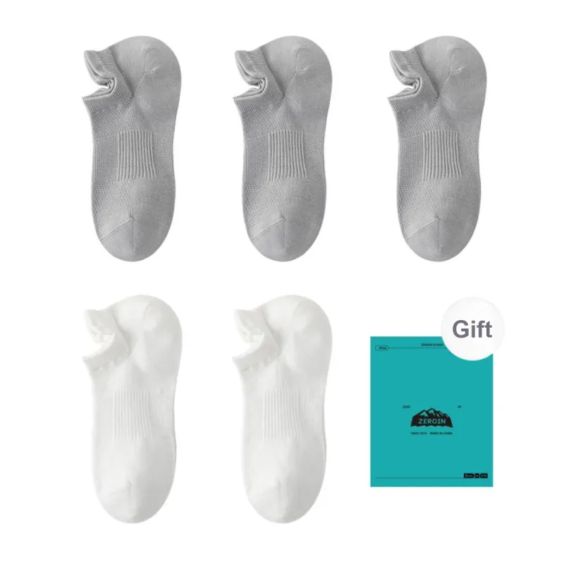 ZEROIN Ankle Socks Unisex 5 Pack-12