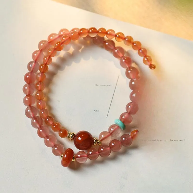 LANMUYINNUO Southern Red Agate Bracelets Women's-2